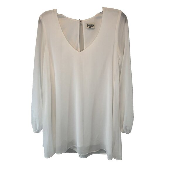 Show Me Your MuMu Dresses & Skirts - Show Me Your Mumu Donna Michelle White Tunic Dress S Soft Feminine Soft Girl